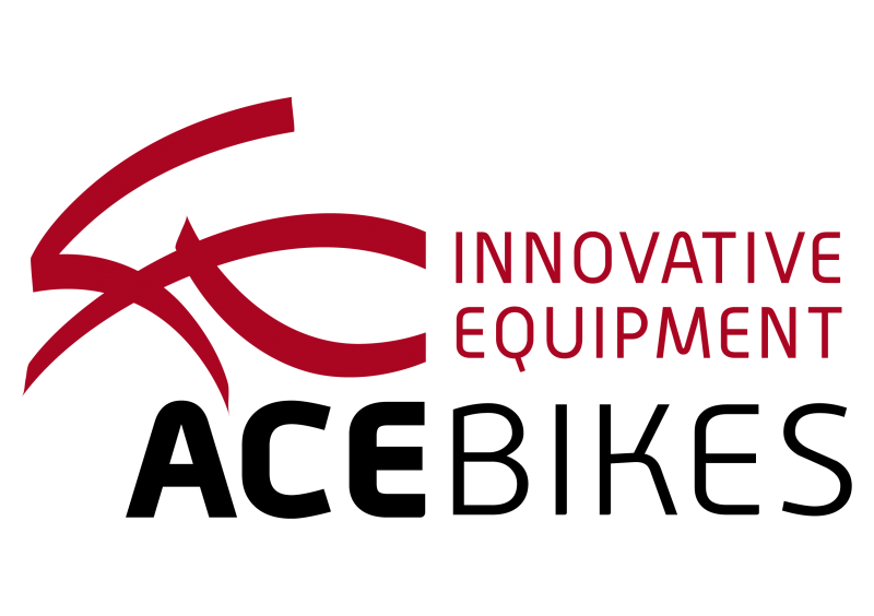 Logo Acebikes systemy mocowania motocykli kołyska motocyklowa